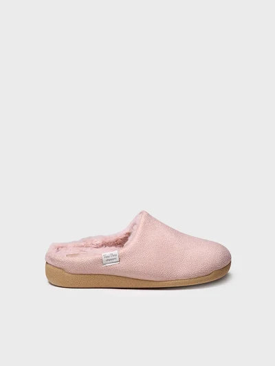 Moscu-bd mari | Zapatilla de casa tipo zueco con forro interior para mujer