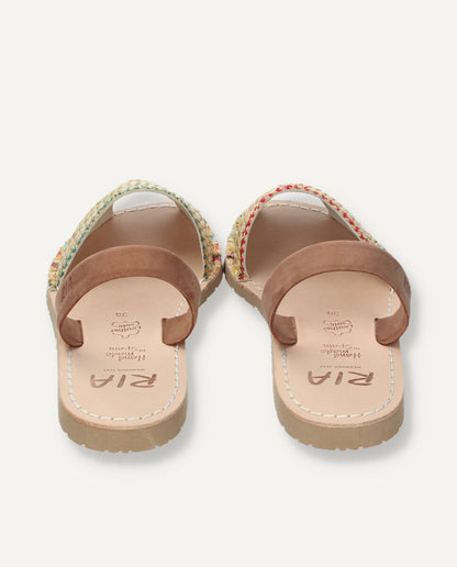 Menorquina Nubuk Choco Rayada