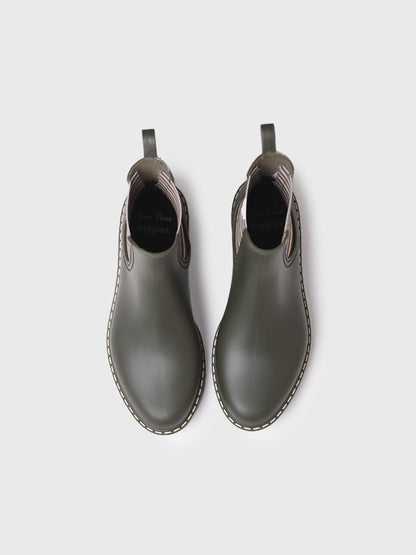 CORBIN Botines de agua para mujer caqui